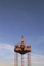 Oilrig Royalty Free Stock Photo