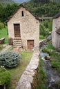 Oira, Ossola Valley, Italy. Traditional stone architecture. Royalty Free Stock Photo