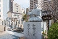 Oishi Kuranosuke Statue at Kissho-ji Temple in Tennoji, Osaka, Japan. a famous Tourist spot