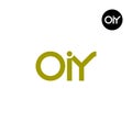 OIY Logo Letter Monogram Design Royalty Free Stock Photo