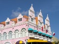 Ojanjestad Aruba -buildings Royalty Free Stock Photo