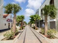 Ojanjestad Aruba a caribbean island in the Dutch Antilles Royalty Free Stock Photo