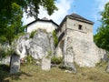 OJCOW POLAND-Castle in the Krakow-Czestochowa Upla