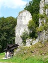 OJCOW , POLAND - ROCKS IN THE PRADNIK VALLEY