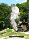 OJCOW , POLAND - ROCKS IN THE PRADNIK VALLEY