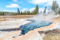 Ojo Caliente hot spring in Yellowstone National Park Royalty Free Stock Photo