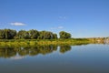 Oka river in Ryazan city