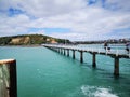 Okahu Bay Wharf Royalty Free Stock Photo