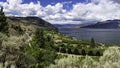 Okanagan Lake near Summerland British Columbia Canada Royalty Free Stock Photo