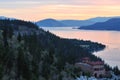 Okanagan lake sunrise Royalty Free Stock Photo