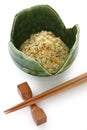 Okara, japanese food, vegetarian cuisine Royalty Free Stock Photo