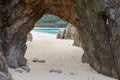 Okashiki Island, Okinawa, Japan at Aharen Beach Royalty Free Stock Photo