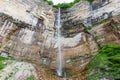 Okatse Kinchkha Waterfall, three-step waterfall cascade in the river gorge of Satsikvilo, Kutaisi, Gerogia Royalty Free Stock Photo