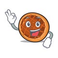Okay baket pie character cartoon