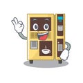 Okay coffee vending machine with cartoon shape