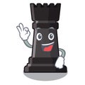 Okay rook chess isolated in the mascot