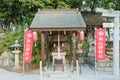Achi Shrine in Kurashiki, Okayama, Japan. Shrines have a history of over 400 years