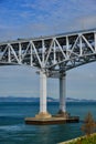 Seto Ohashi Bridge in Okayama, Japan Royalty Free Stock Photo