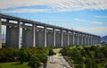 Seto Ohashi Bridge in Okayama, Japan Royalty Free Stock Photo