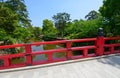 Okazaki Park with tender green in Aichi, Japan Royalty Free Stock Photo