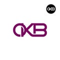 OKB Logo Letter Monogram Design Royalty Free Stock Photo