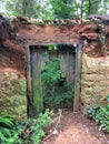 Old doorway to garden