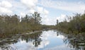 Tater Rake Run Kayak trail through Chesser Prairie in the Okefenokee Swamp National Wildlife Refuge Conservation Area, Georgia USA