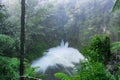 Okere Falls In Rotorua off Lake Rotoiti After Heavy Rain Royalty Free Stock Photo