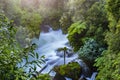 Okere Falls In Rotorua off Lake Rotoiti After Heavy Rain Royalty Free Stock Photo