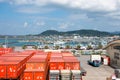 Okinawa dock of japan Royalty Free Stock Photo