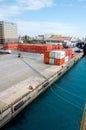 Okinawa dock of japan Royalty Free Stock Photo