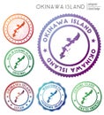 Okinawa Island badge.