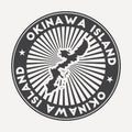 Okinawa Island round logo.