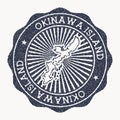 Okinawa Island stamp.