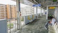 OKINAWA, JAPAN - April 19 , 2017: Yui monorail train station in Royalty Free Stock Photo