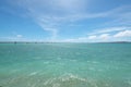 Irabu bridge, the longest toll-free bridge in Japan, connecting Miyako island and Irabu island Royalty Free Stock Photo