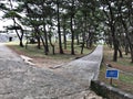 Surrounding view of Zakimi Castle Ruins in Okinawa, Japan.