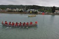 Okinawan Dragon Boat Race Royalty Free Stock Photo