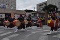 Okinawan Taiko Drummers Royalty Free Stock Photo