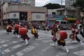 Okinawan Taiko Drummers Royalty Free Stock Photo