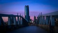 Oklahoma City Eveningscape from Scissortail Park in Oklahoma City