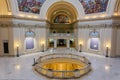 Interior view of the State Capitol of Oklahoma in Oklahoma City, OK Royalty Free Stock Photo