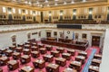 Senate chamber of the State Capitol of Oklahoma in Oklahoma City, OK Royalty Free Stock Photo