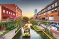 Oklahoma City, Oklahoma, USA cityscape in Bricktown