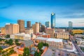 Oklahoma City, Oklahoma, USA downtown skyline Royalty Free Stock Photo