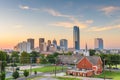 Oklahoma City, Oklahoma, USA Skyline Royalty Free Stock Photo