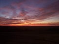 Oklahoma horse farm sunrise