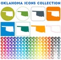 Oklahoma icons collection.