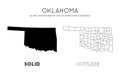 Oklahoma map.