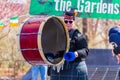 Scottish musical performance during the St. Patrick\'s Day event in Myriad Botanical Gardens